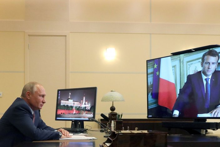 Putin ve Macron, Libya'da ateşkes istedi