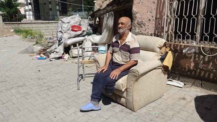 Tokat'ta yaşayan engelli adamın yaşam mücadelesi