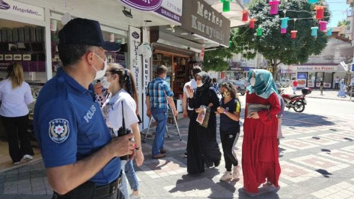 Bursa'da Karadeniz şiveli polis memuru dikkat çekti