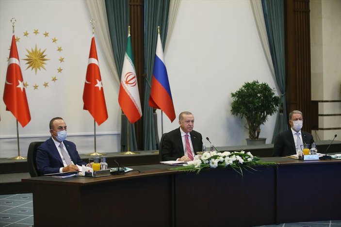 Erdoğan, Putin ve Ruhani arasındaki üçlü zirve sona erdi