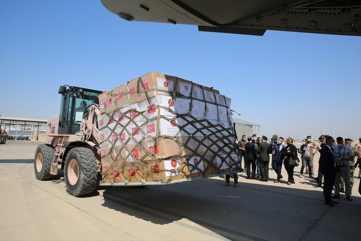 Türkiye'nin koronavirüs yardımı Irak'a ulaştı
