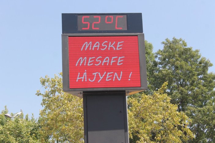 Aydın'da sıcaklık 52 dereceye kadar çıktı