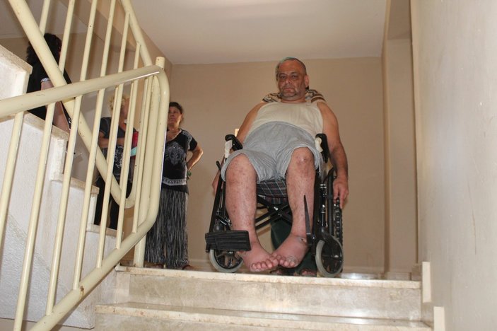 Antalya'da sosyal konutlardaki engelli asansörü çilesi