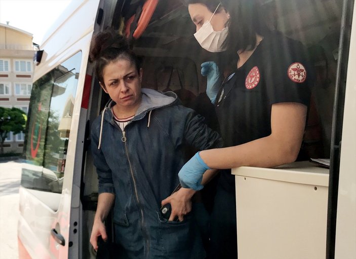 Kütahya'da şiddet gören kadını, polis çilingirle kurtardı