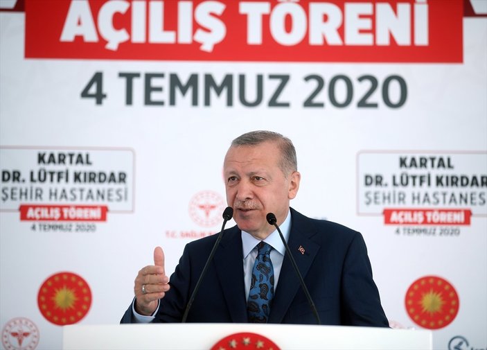 Erdoğan, Dr. Lütfi Kırdar Şehir Hastanesi'ni açtı