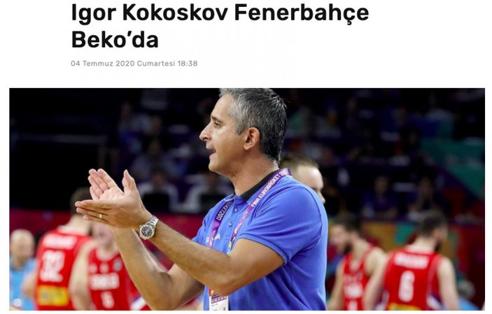 Fenerbahçe, Kokoskov'u resmen açıkladı