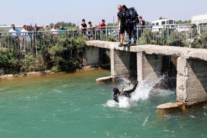 Adana'da sulama kanalına giren genç kayboldu