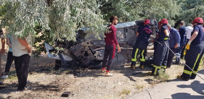 Kahramanmaraş'ta canlı yayında kaza yaptılar