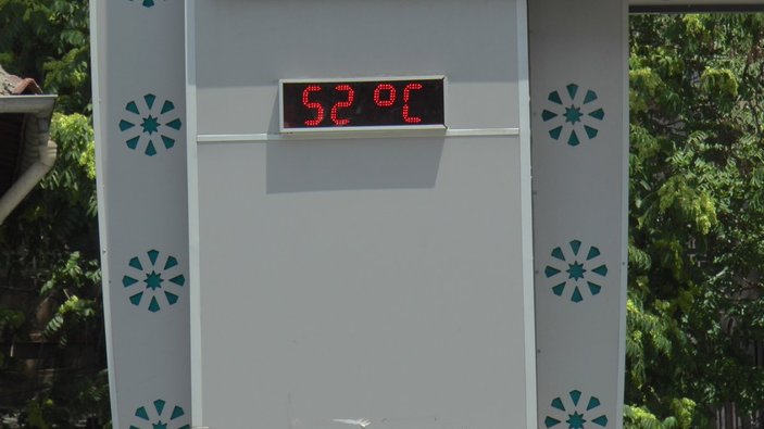Gaziantep'te termometreler 52 dereceyi gösterdi