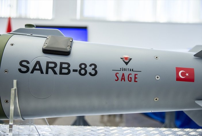 Yerli uçak bombası SARB-83 kullanıma hazır