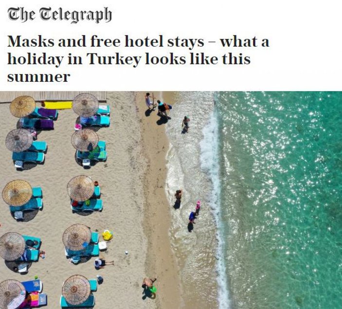 İngiliz basını, Türkiye'de tatili yazdı