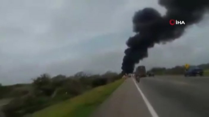 Kolombiya'da petrol tankeri faciası:7 kişi öldü 40 yaralı