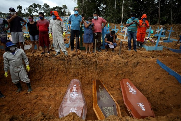 Brezilya'da 620 korona ölümü daha yaşandı