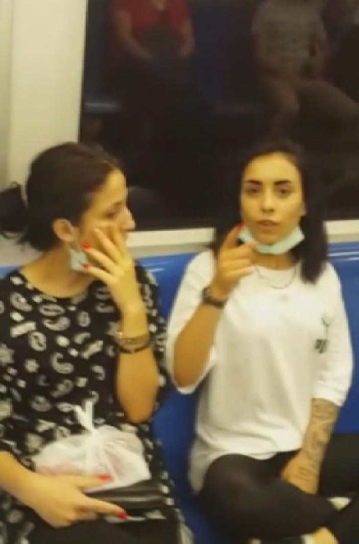 İstanbul'da metroda maske takmama kavgası