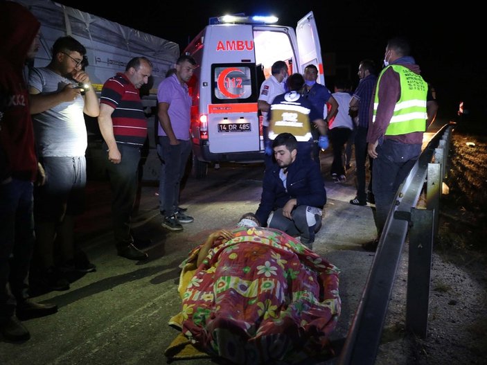 Bolu'da zincirleme trafik kazası: 7 yaralı