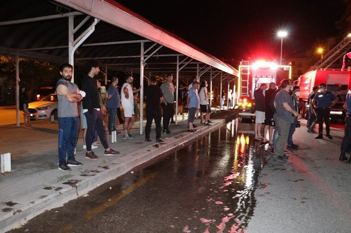 Ankara'da bir dükkanda yangın çıktı