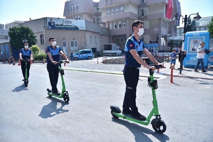 Mersin'de zabıta 'scooter' ile denetim yapacak