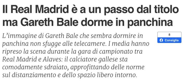 Gareth Bale yedek kulübesinde uyudu