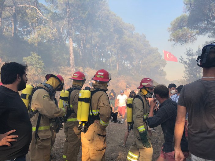 İstanbul Heybeliada'da orman yangını