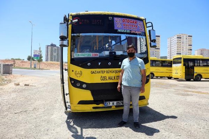 Gaziantep'te, bindiği otobüste kalp krizi geçirdi