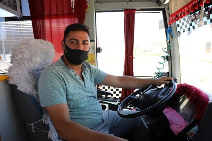 Gaziantep'te, bindiği otobüste kalp krizi geçirdi