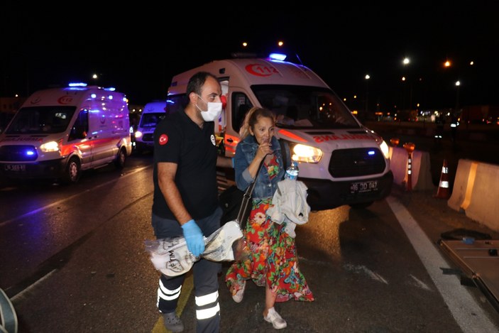 Bursa'da kaza: 1 ölü 16 yaralı