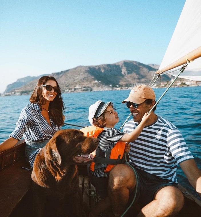 Tanem Sivar'ın tatil pozu