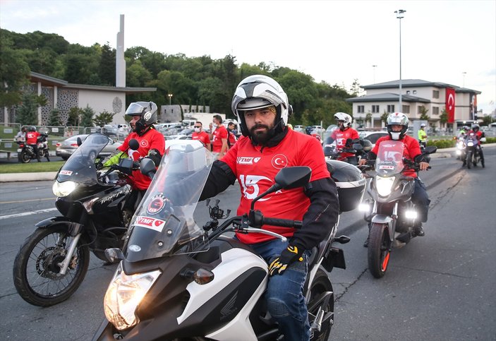 Türkiye Motosiklet Federasyonu'ndan 15 Temmuz sürüşü