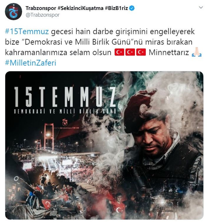 4 büyüklerin 15 Temmuz paylaşımları