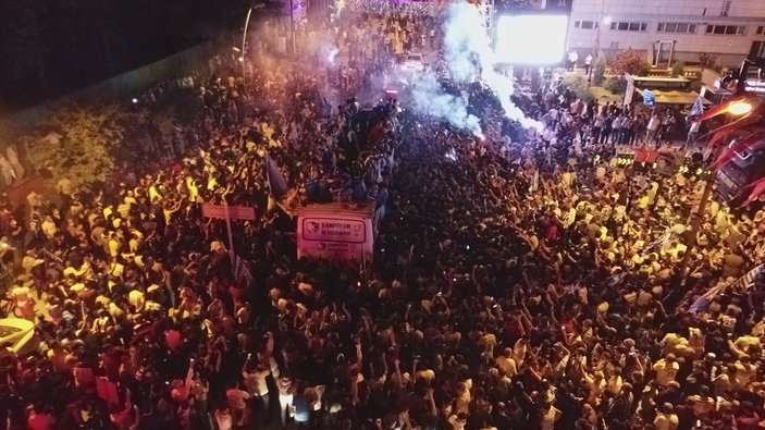 Erzurum'da Süper Lig kutlamaları