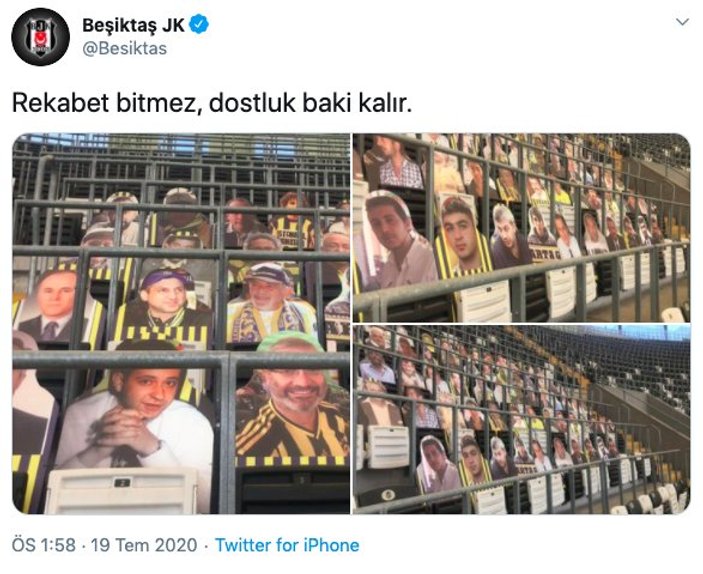 Beşiktaş, vefat eden F.Bahçelileri unutmadı