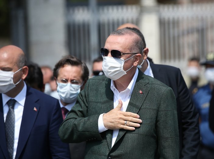 Cumhurbaşkanı Erdoğan, Taksim Camii ve AKM'yi inceledi