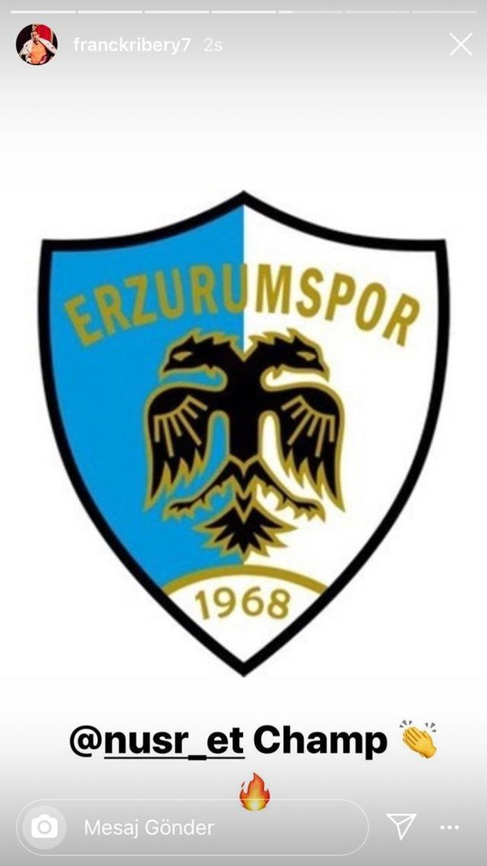 Ribery ve Benzema’dan Erzurumspor paylaşımları