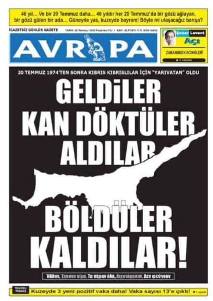 Avrupa gazetesinden küstah manşet