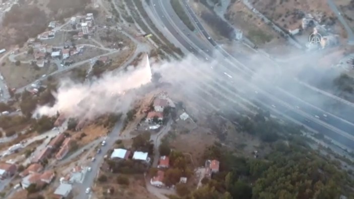 İzmir'de çıkan yangın kontrol altına alındı