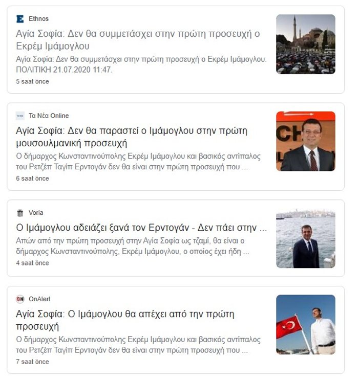 Yunan medyasında gündem Ekrem İmamoğlu