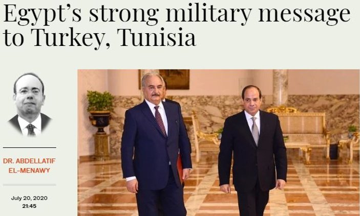 Suud medyasından Sisi'nin Libya kararına destek