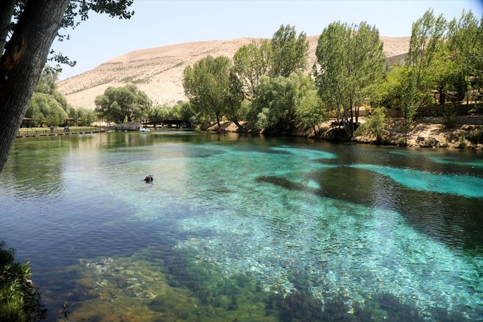 Sivas'ın 'doğal akvaryumu' turizme kazandırılıyor