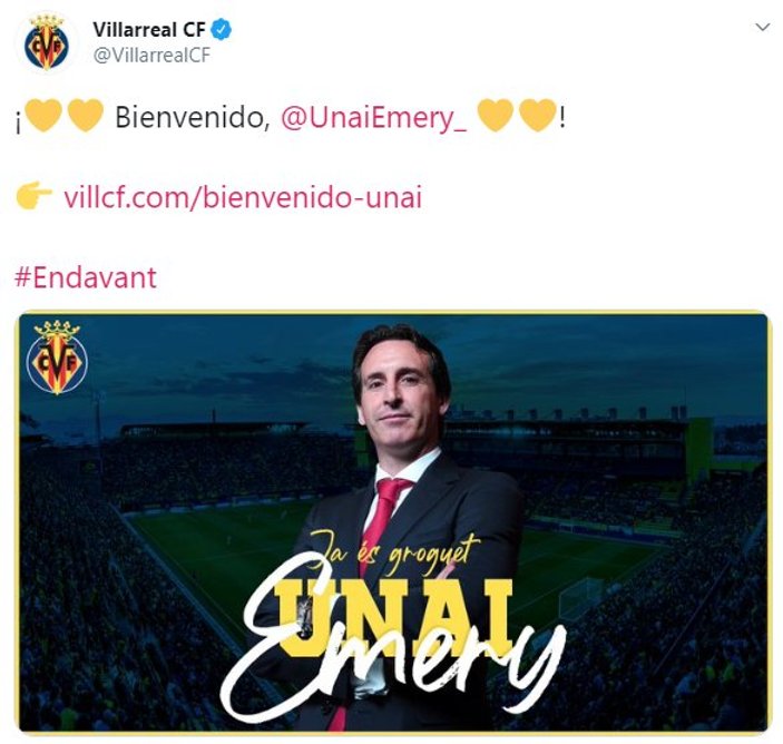 Vilarreal'in yeni hocası Emery oldu