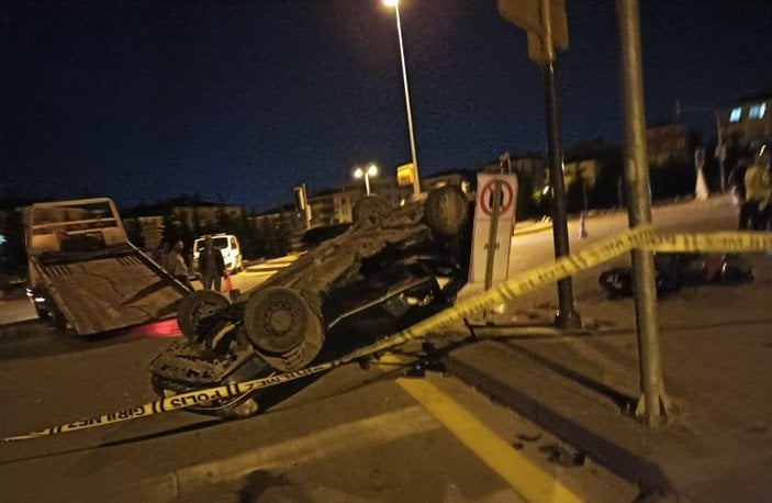 Ankara'da motosiklet kazası: 1 ölü 2 yaralı