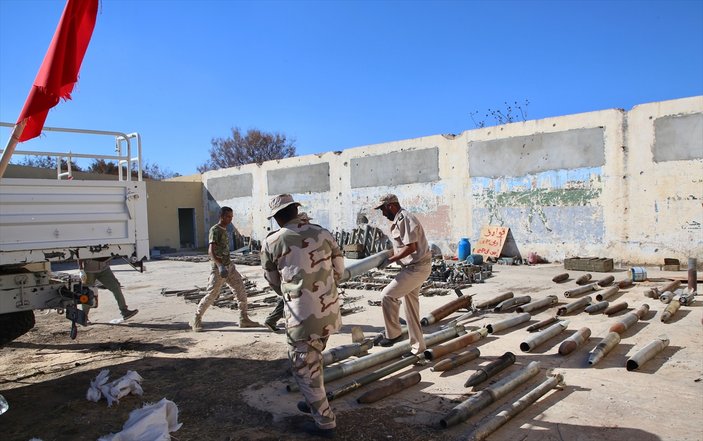 Libya'da 10 ton patlayıcı imha edildi