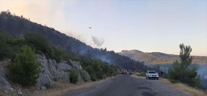 Antalya Manavgat'ta orman yangını konrol altına alındı