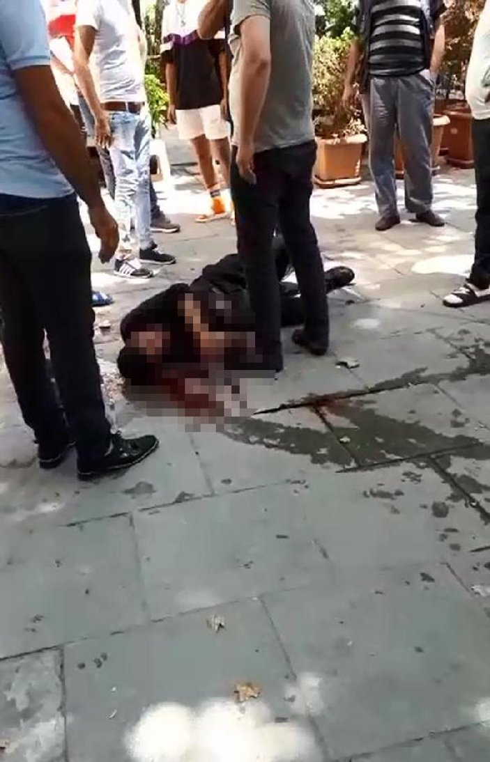 Sultangazi'de 2'nci kattan düşen işçi yaralandı