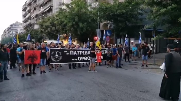 Yunanistan'da Ayasofya'nın açılışını protesto ettiler