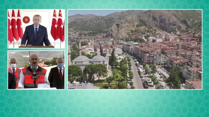 Amasya Çevre Yolu açılışını Erdoğan yaptı