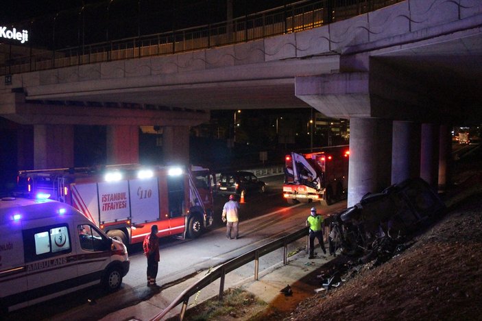 Sancaktepe'de kaza: 1 ölü 6 yaralı