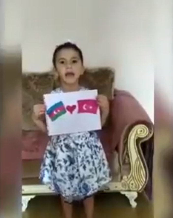 Azerbaycanlı gençlerden, Türkiye'ye teşekkür mesajı