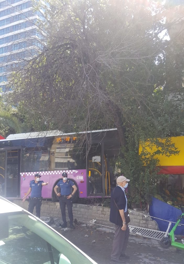 İstanbul'da otobüs kazası: 5 yaralı