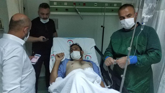Samsun'da, kardeşinin silahlı saldırısına uğradı