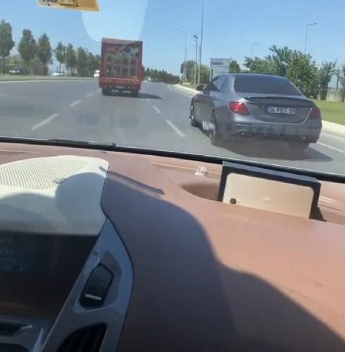 Bakırköy trafiğinde makas terörü